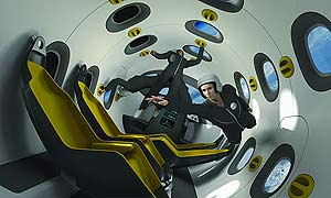 El interior de la nave ha sido dise?ado por Marc Newson. (Foto: EADS)