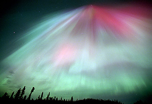Imagen de una aurora boreal captada en Alaska en 2003. (Foto: AP)