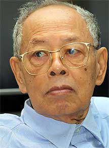 Ieng Sary, el ministro de Exteriores.| afp